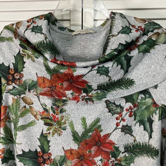 Astrologie Beaded Christmas Theme Cowl Neck Long Sleeve Sweater - Picture 4 of 4